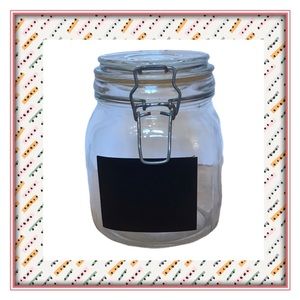 Coffee Jar With Chalk Label